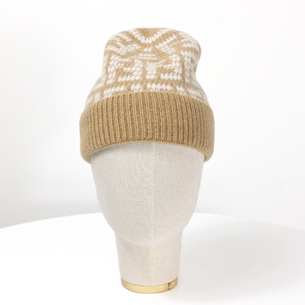 楽天市場】FENDI フェンディ FF Logo Beanie ニット帽 ビーニー 帽子