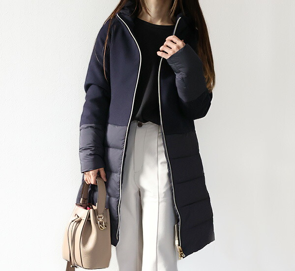 楽天市場】HERNO ヘルノ Wool Nylon Hooded Coat ダウンコート ダウン
