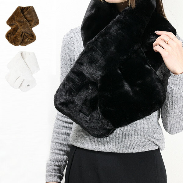楽天市場】UGG アグ W FAUX FUR PULL THRU SCARF フェイクファープル