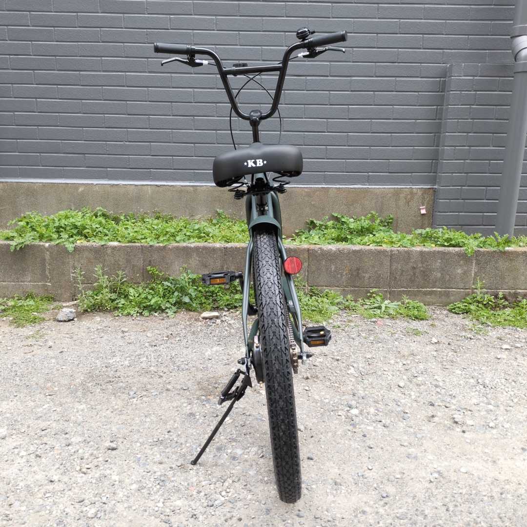 楽天市場】自転車 通販 KB 24KB-1SP アーミーグリーン 24インチ