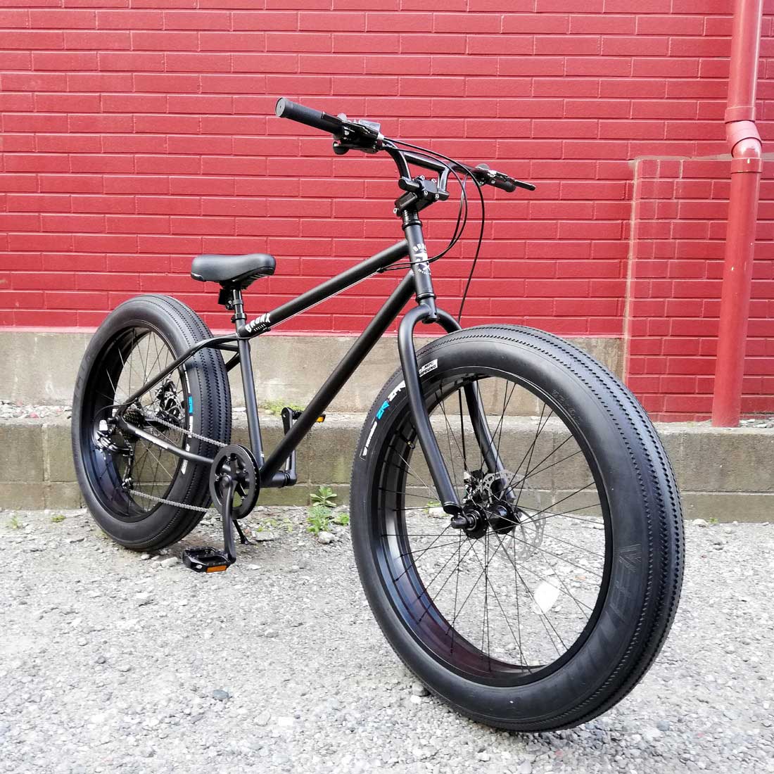 楽天市場】自転車 BRONX 26BRONX-DD マットブラック×ブラックリム
