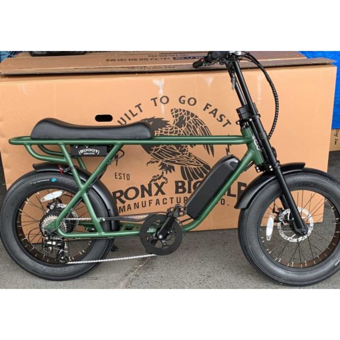 BRONX 電動アシスト自転車 スポーツタイプ グリーン