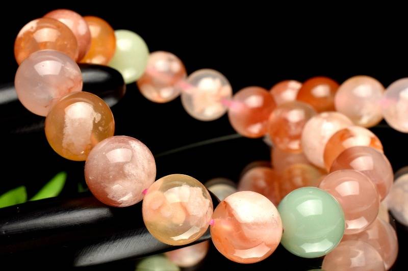 楽天市場】桜瑪瑙 チェリーブロッサムアゲート 11mm 天然石