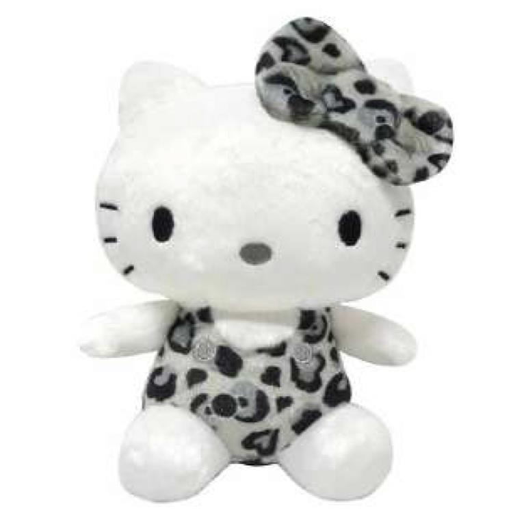 ハローキティ ヒョウ柄スタイとラトルセット ハローキティ ヒョウ柄