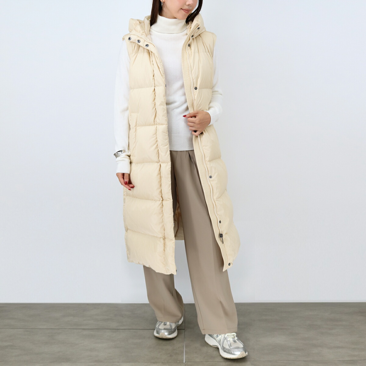 MAX MARA ダウンライナーフーデッドコート 3way ダブルジップ XXL Max