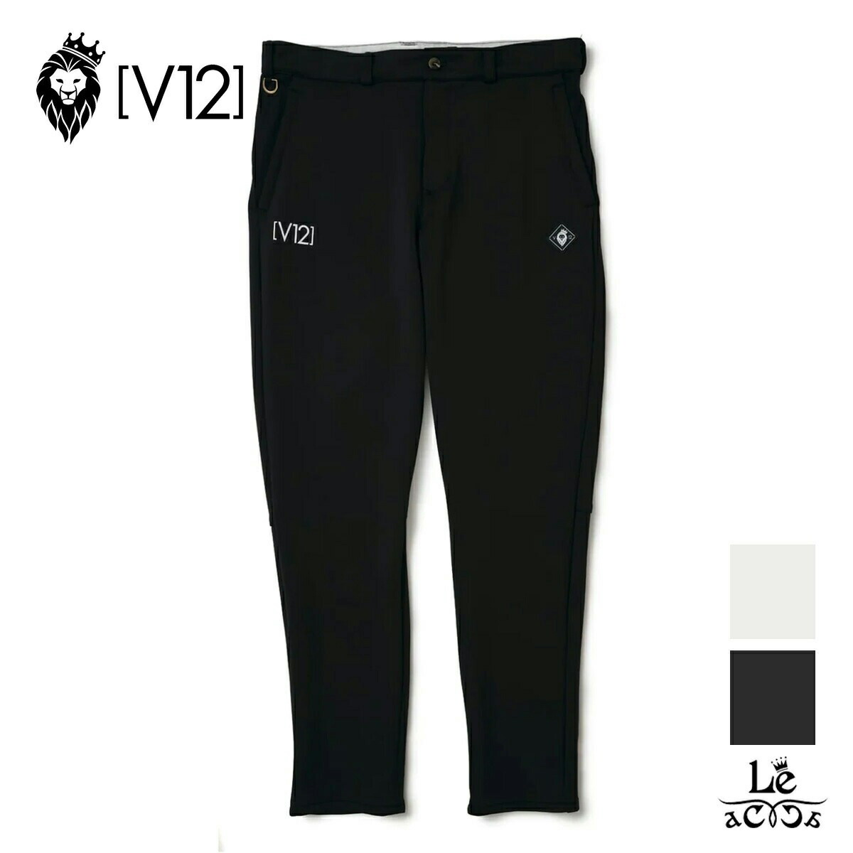 V12 ゴルフパンツ 黒 メンズ V12] ゴルフ メンズ パンツ AL PANTS
