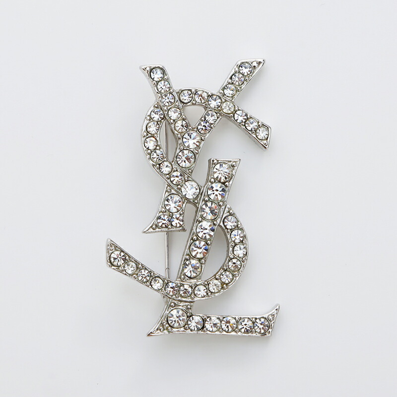 楽天市場】イヴ・サンローラン YVES SAINT LAURENT ラインストーン YSL