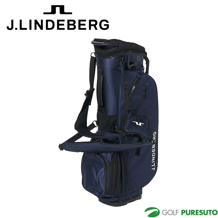 最終値下げ J.LINDEBERG ジェイ リンドバーグ ネイビー セルフバッグ J