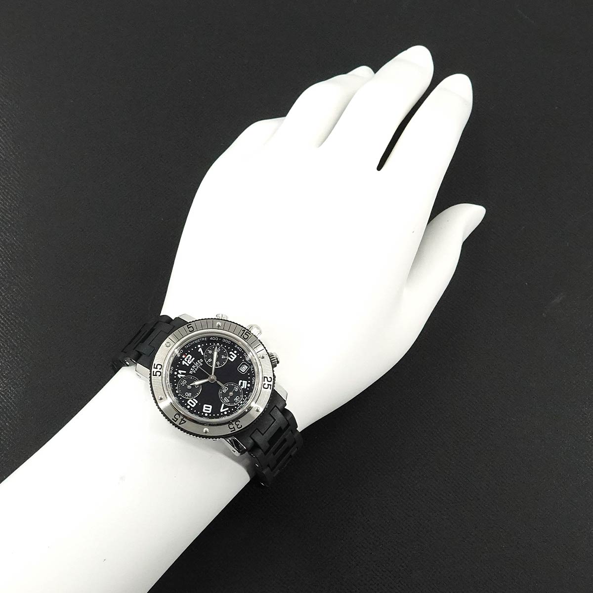 楽天市場】エルメス HERMES クリッパー ダイバー CL2 315 クロノグラフ