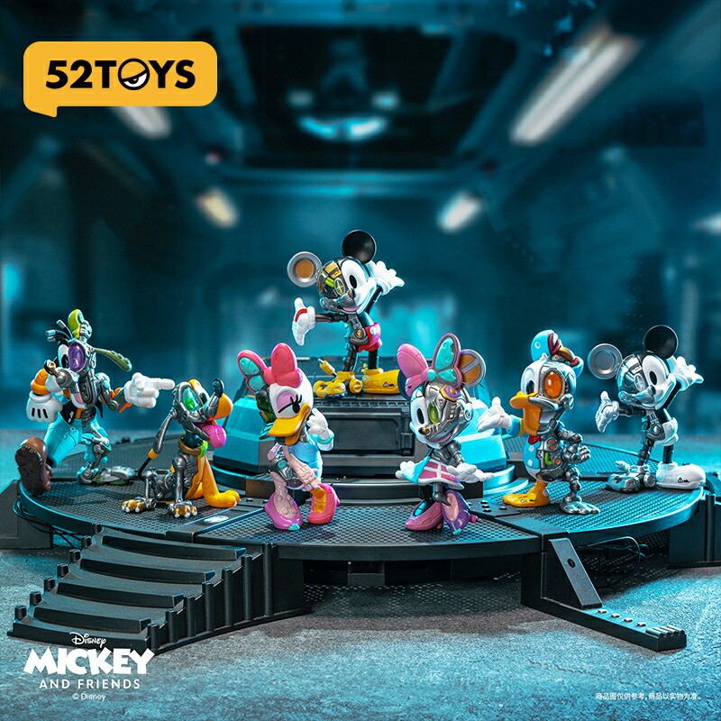 楽天市場】026_52TOYS BLINDBOX ミッキーアンドフレンズ サイボーグ