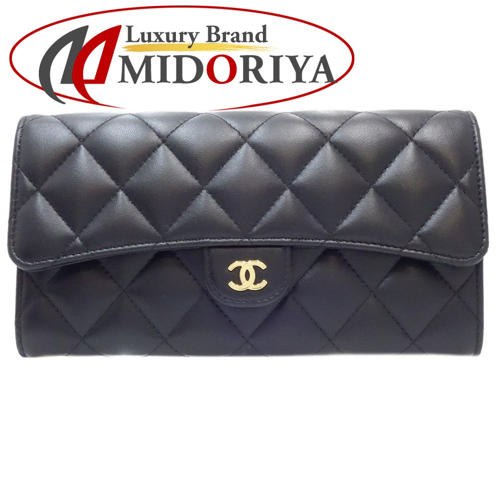 楽天市場】CHANEL シャネル クラシックロングフラップウォレット