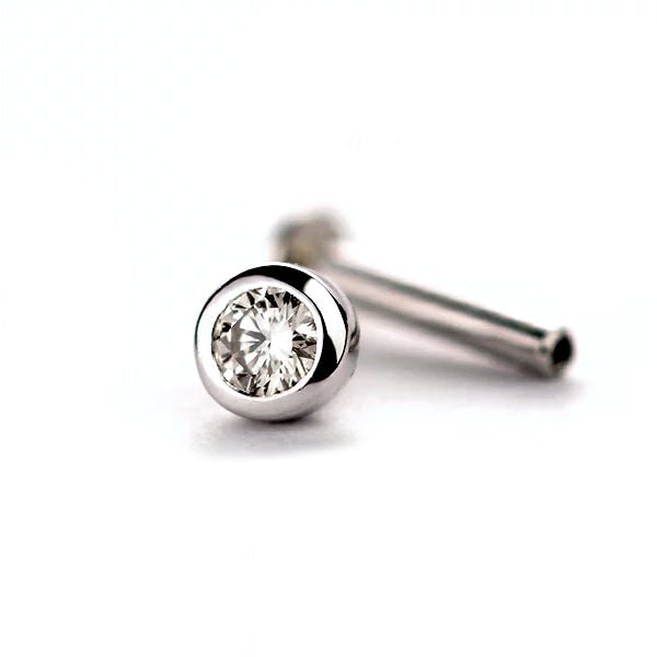 楽天市場】K18/PT デイリーセット ダイヤモンド ボディピアス │ 16G