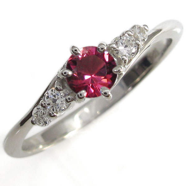 楽天市場】ルビー・指輪・シンプルリング・上品・18金・リング