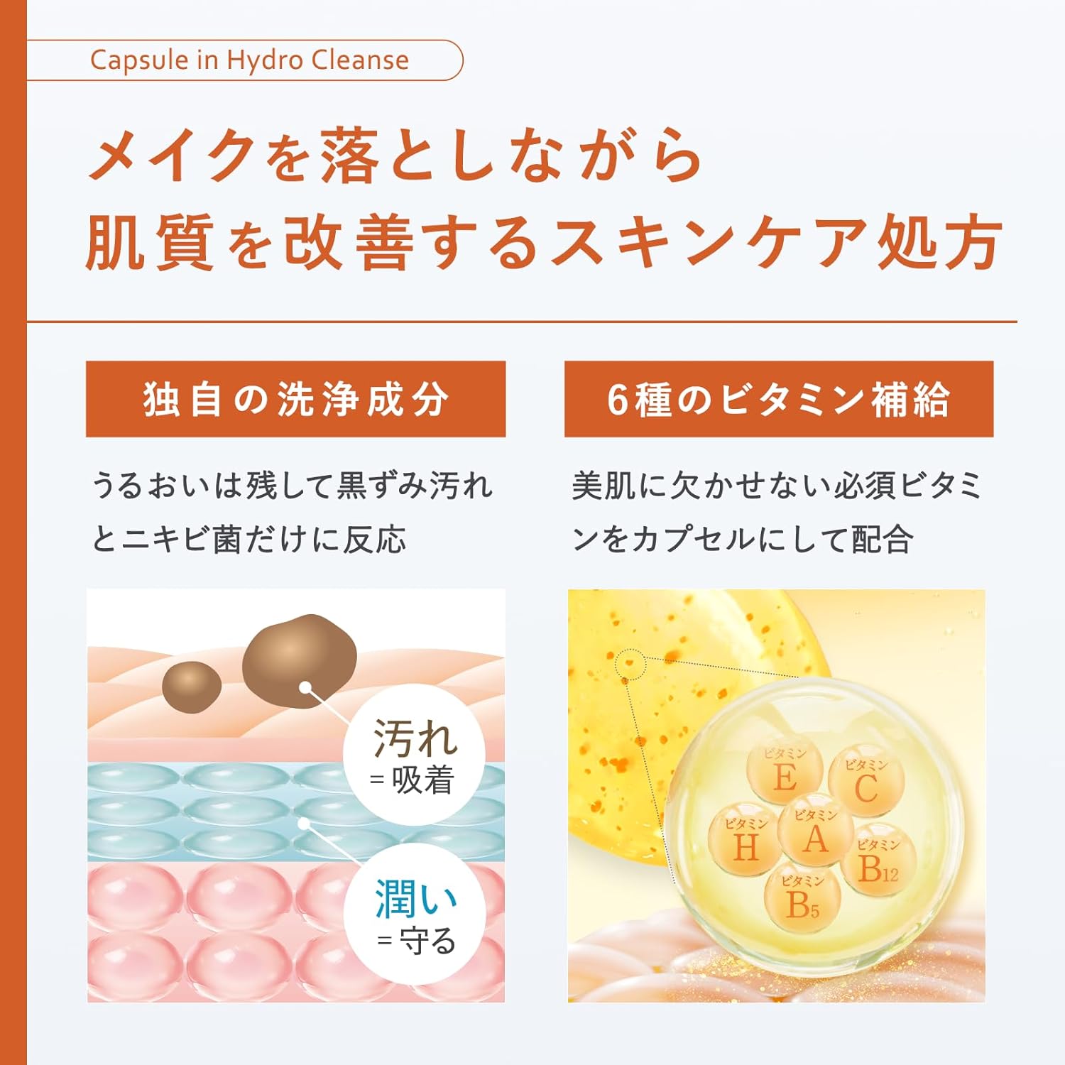 楽天市場】カプセルインハイドロクレンズ2本 クレンジング