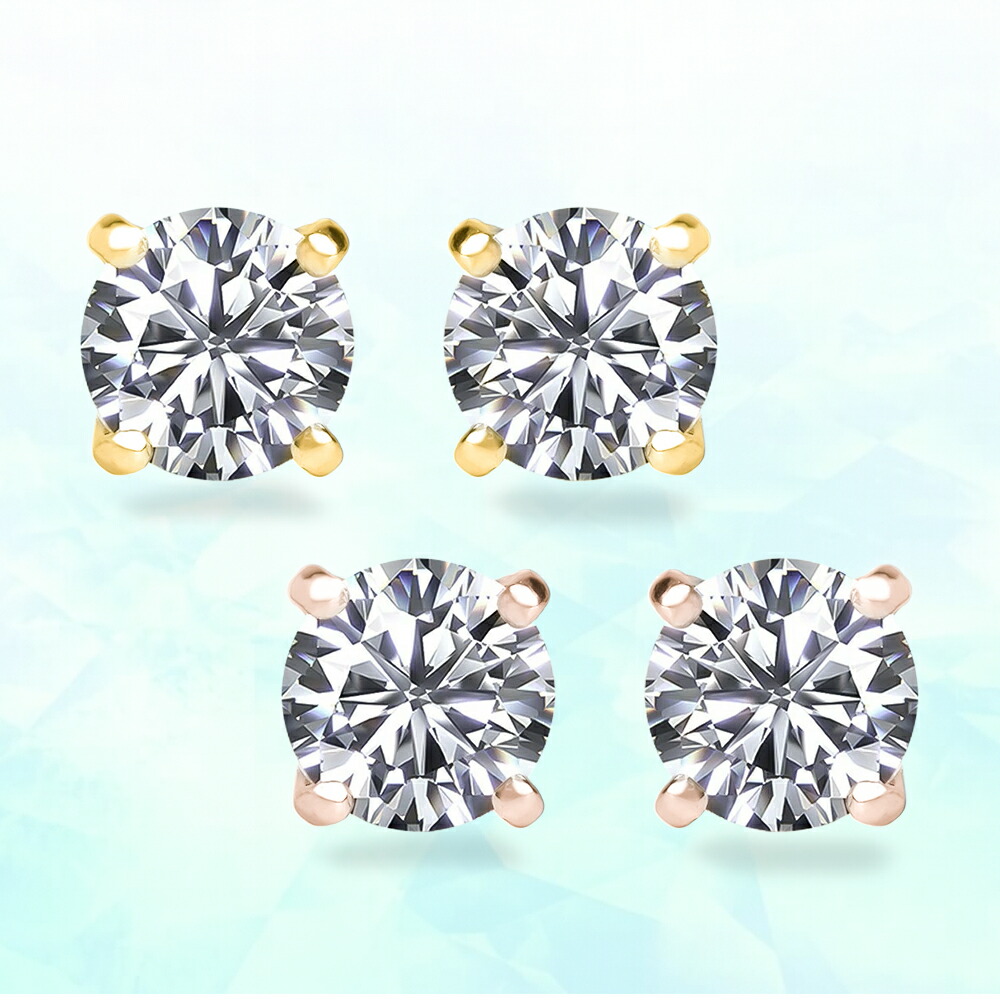 楽天市場】ダイヤモンド ピアス 一粒 0.5ct プラチナ 金属アレルギー