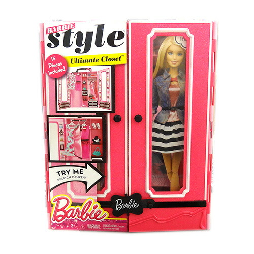 楽天市場】バービー クローゼット & ファッション セット 11726 Barbie
