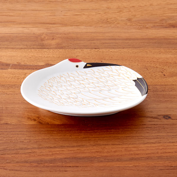 楽天市場】幸楽窯 錦 雪衣 金羽根 鶴形 銘々皿 / 有田焼 和食器 正月