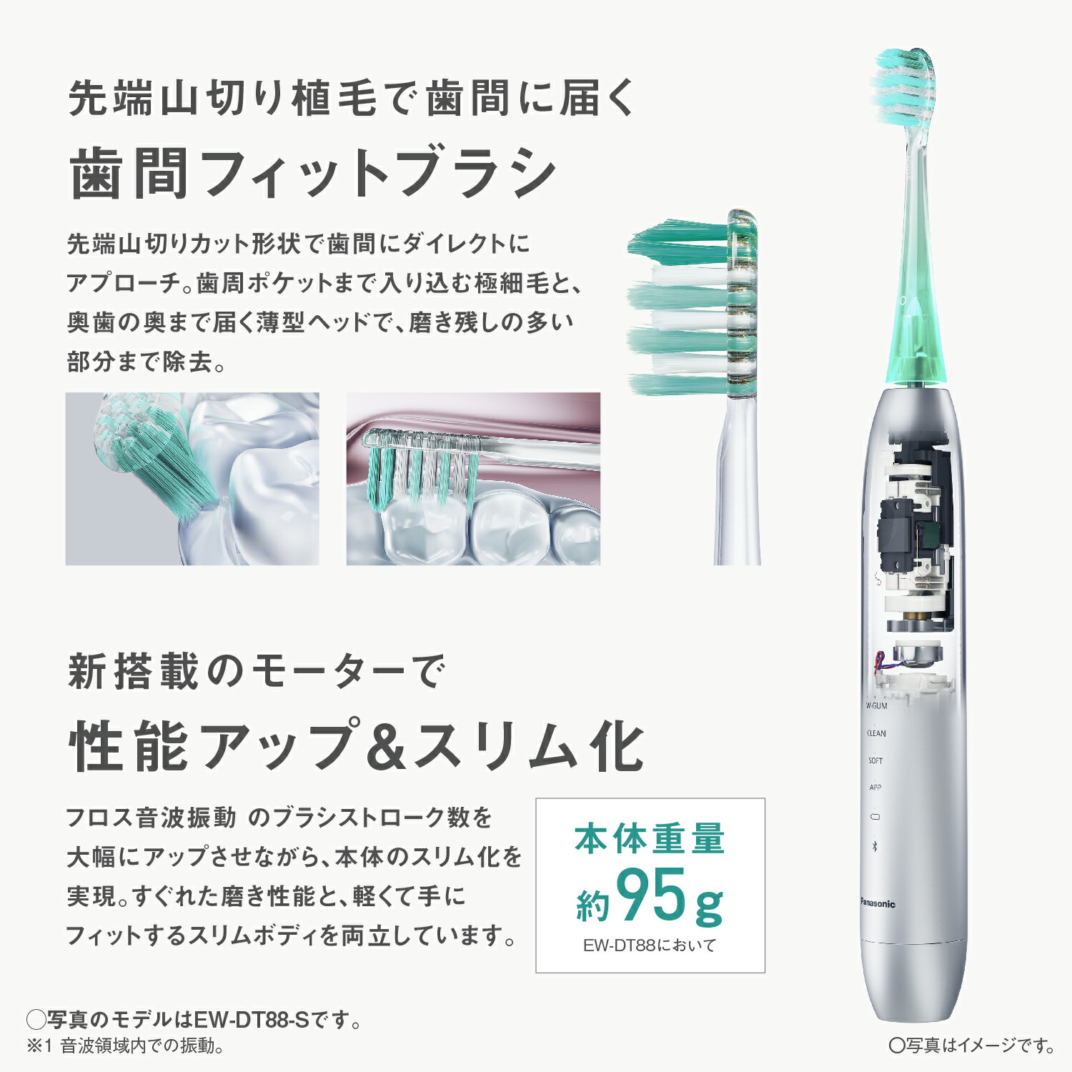 楽天市場】【公式店】 パナソニック W音波振動ハブラシドルツ 選べる3