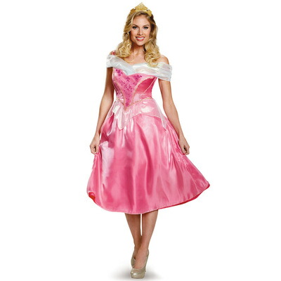 楽天市場】コスプレ 仮装 オーロラ姫ドレスDX 大人用 S(4-6