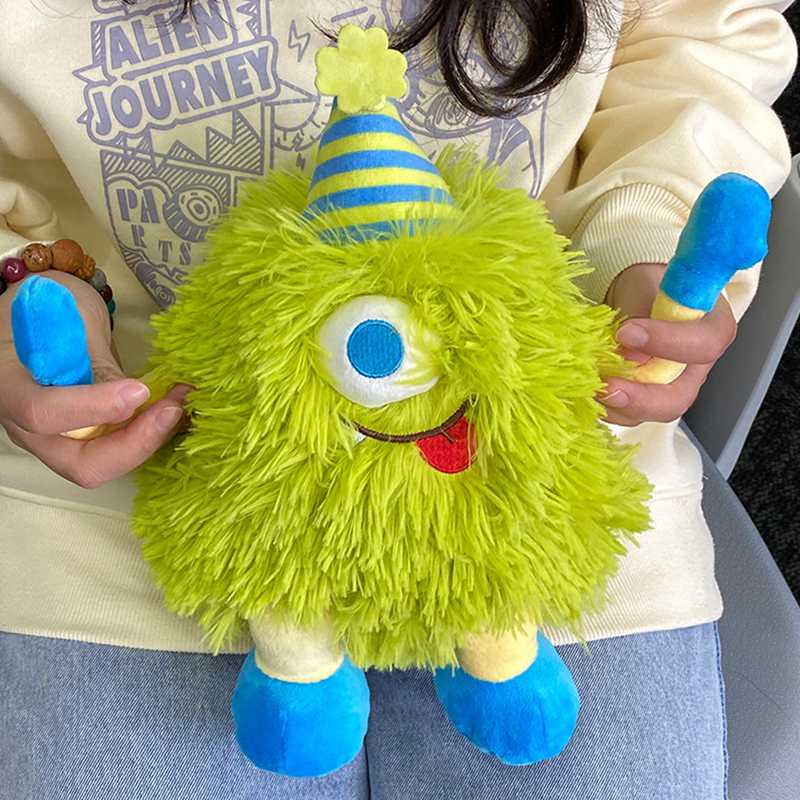 楽天市場】ぬいぐるみ モンスター 化け物 縫いぐるみ 毛足長い 面白い