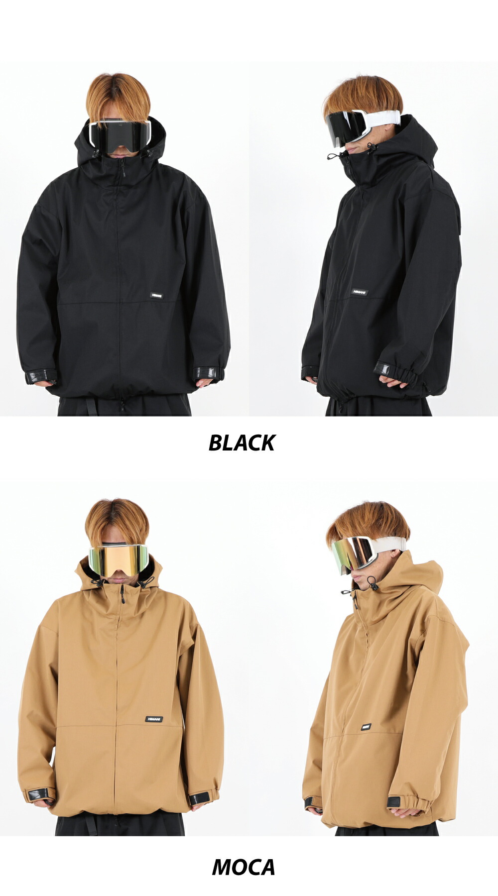 楽天市場】スノーボードウェア メンズ レディース オーバーサイズ ZIP