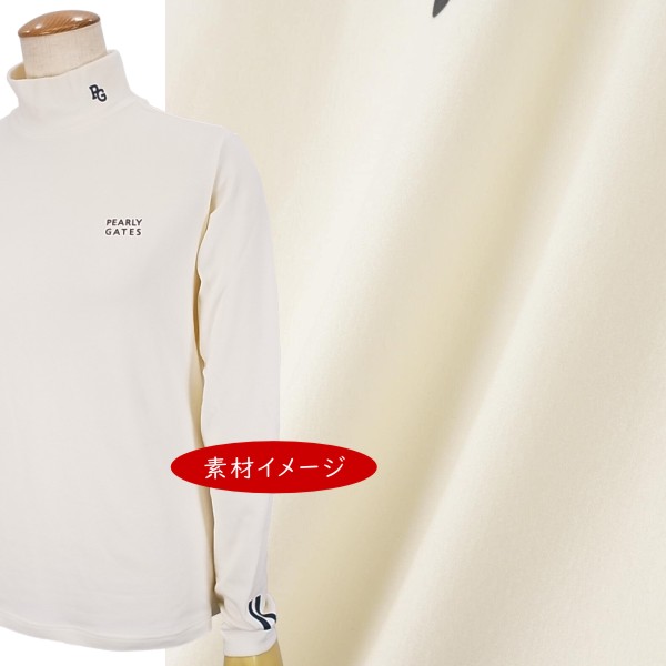 パーリーゲイツ BEATRIX COOL ストライプ モックネック 長袖シャツ