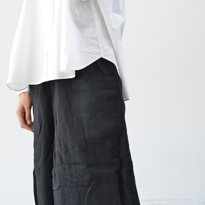 slon square linenポケット付きタックパンツ 楽天市場】【再入荷