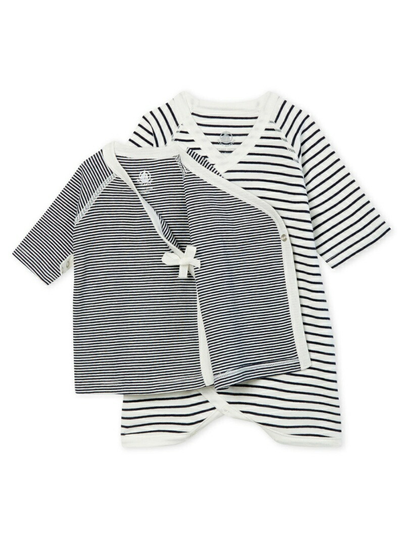 楽天市場】【SALE／50%OFF】(K)短肌着&コンビ肌着セット PETIT BATEAU
