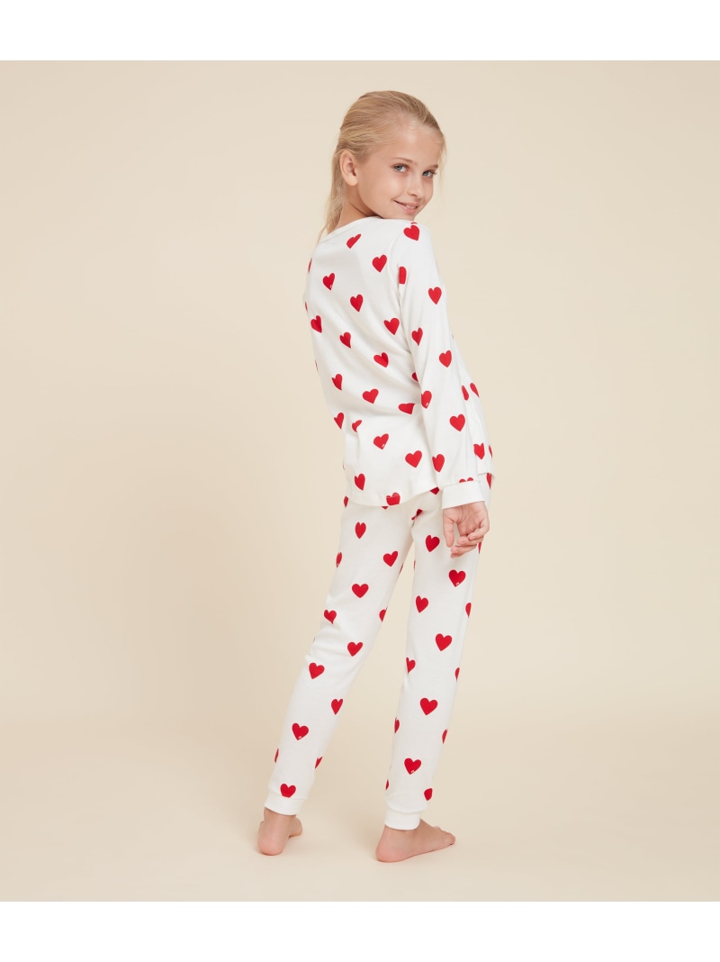 楽天市場】ハートプリント長袖パジャマ PETIT BATEAU プチバトー