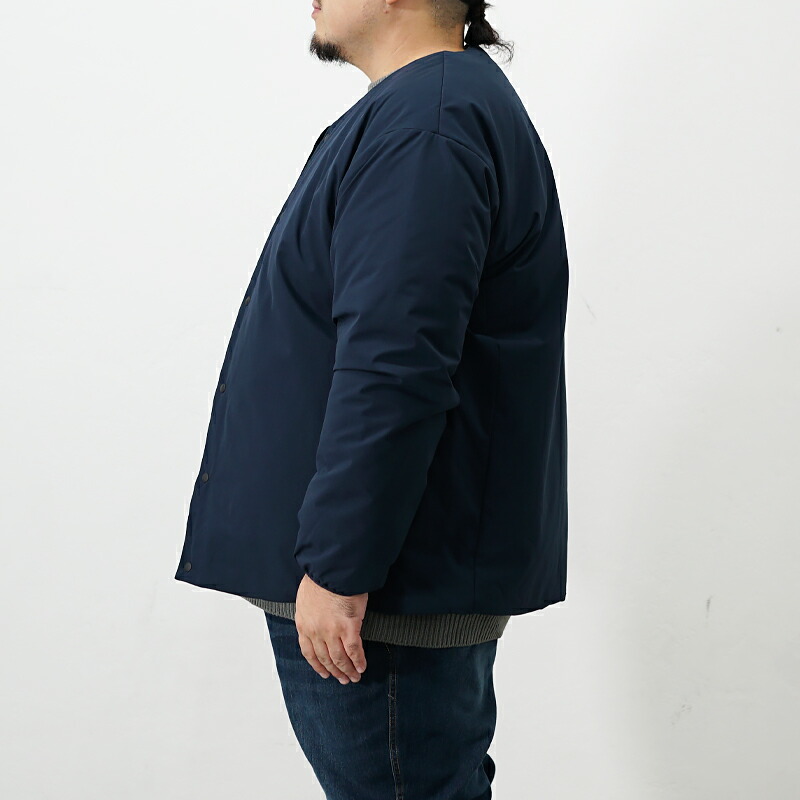 楽天市場】ジャケット ノーカラージャケット 中綿ジャケット ノー
