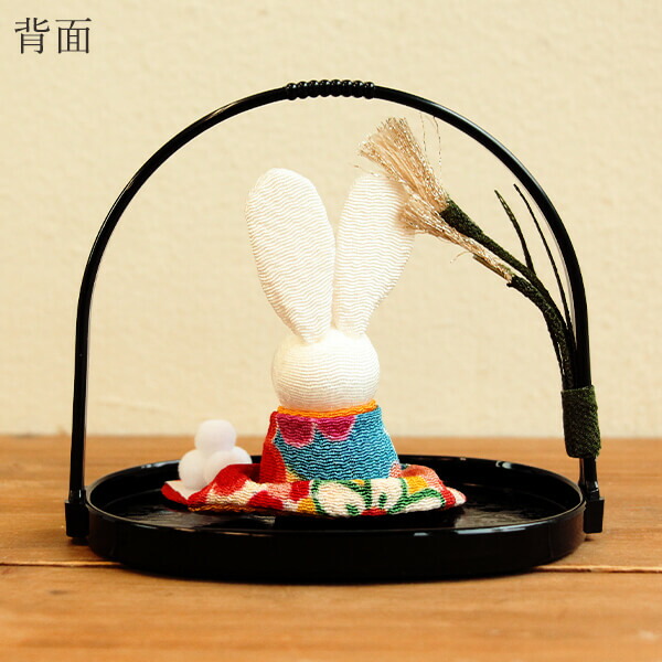 楽天市場】《お月見 うさぎ 和雑貨》☆即日出荷☆リュウコドウ かご付