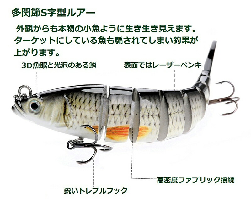 有名メーカー ビッグベイト ルアー 6個セット ボックス付き 有名