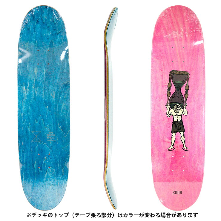 楽天市場】スケボー デッキ SOUR Strong Egg Shape Deck size 8.375