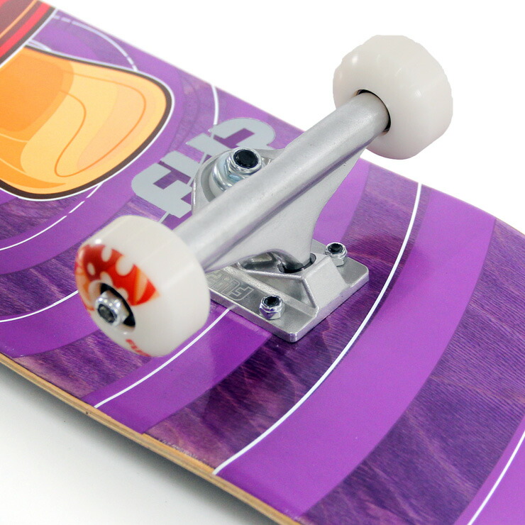 楽天市場】スケボー フリップ コンプリート FLIP POP SHROOM PURPLE
