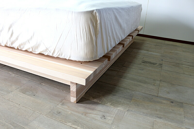 楽天市場】【送料無料/日本製/無垢材】Sugi Bed Double スギ 杉 すのこ