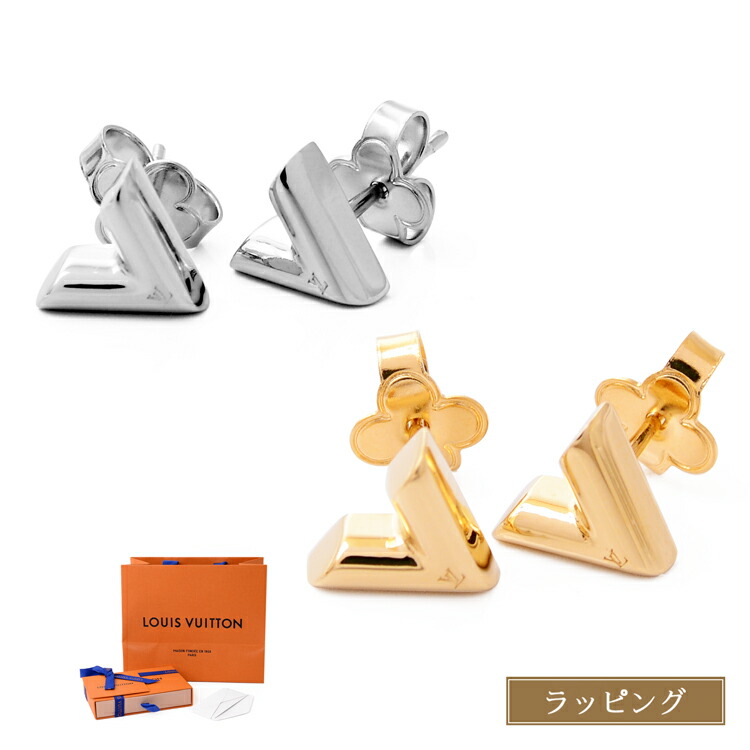 walton様、LOUIS VUITTON 太陽デザイン金色メッキ片耳用ピアス walton