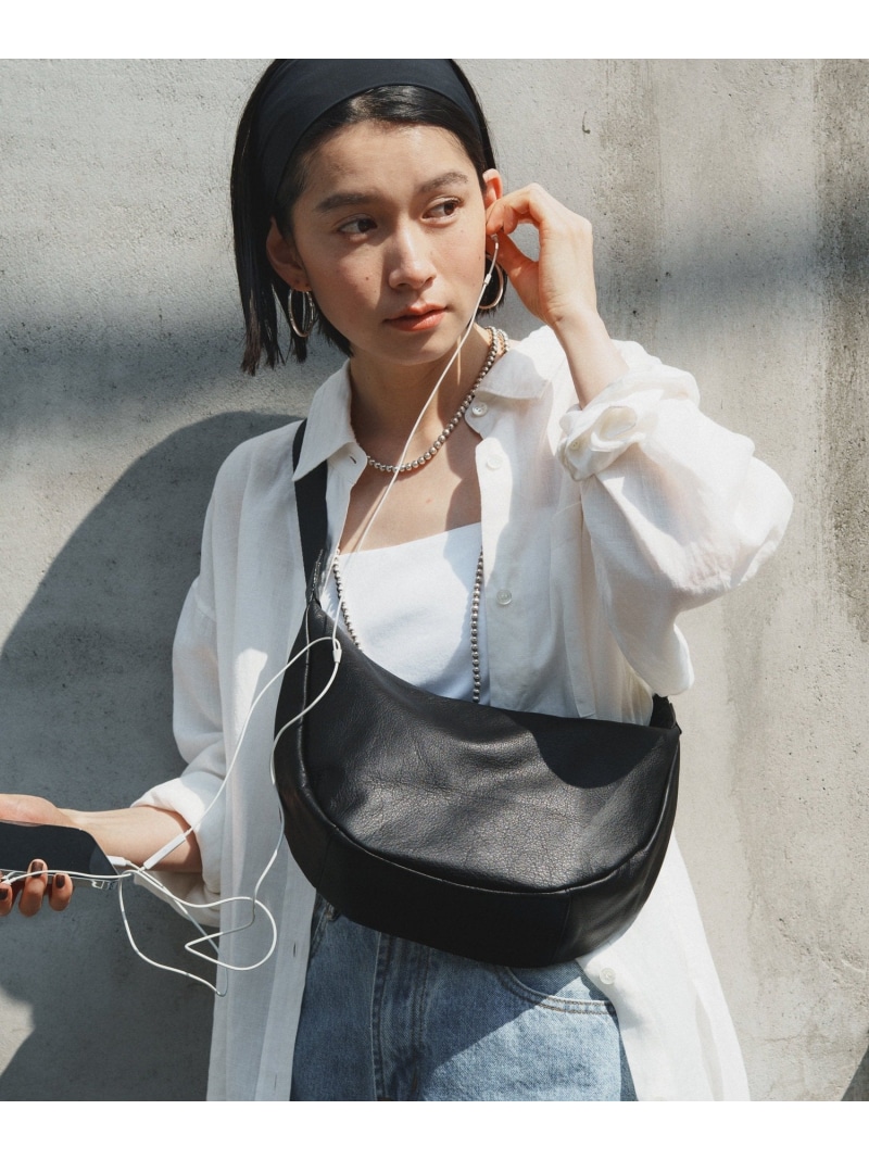 楽天市場】《3/4~価格改定》ソフトレザーラウンドショルダーバッグ