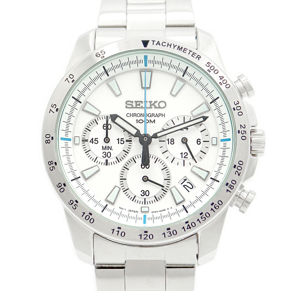 楽天市場】電池交換済 SEIKO セイコー クロノグラフ 海外モデル 6T63