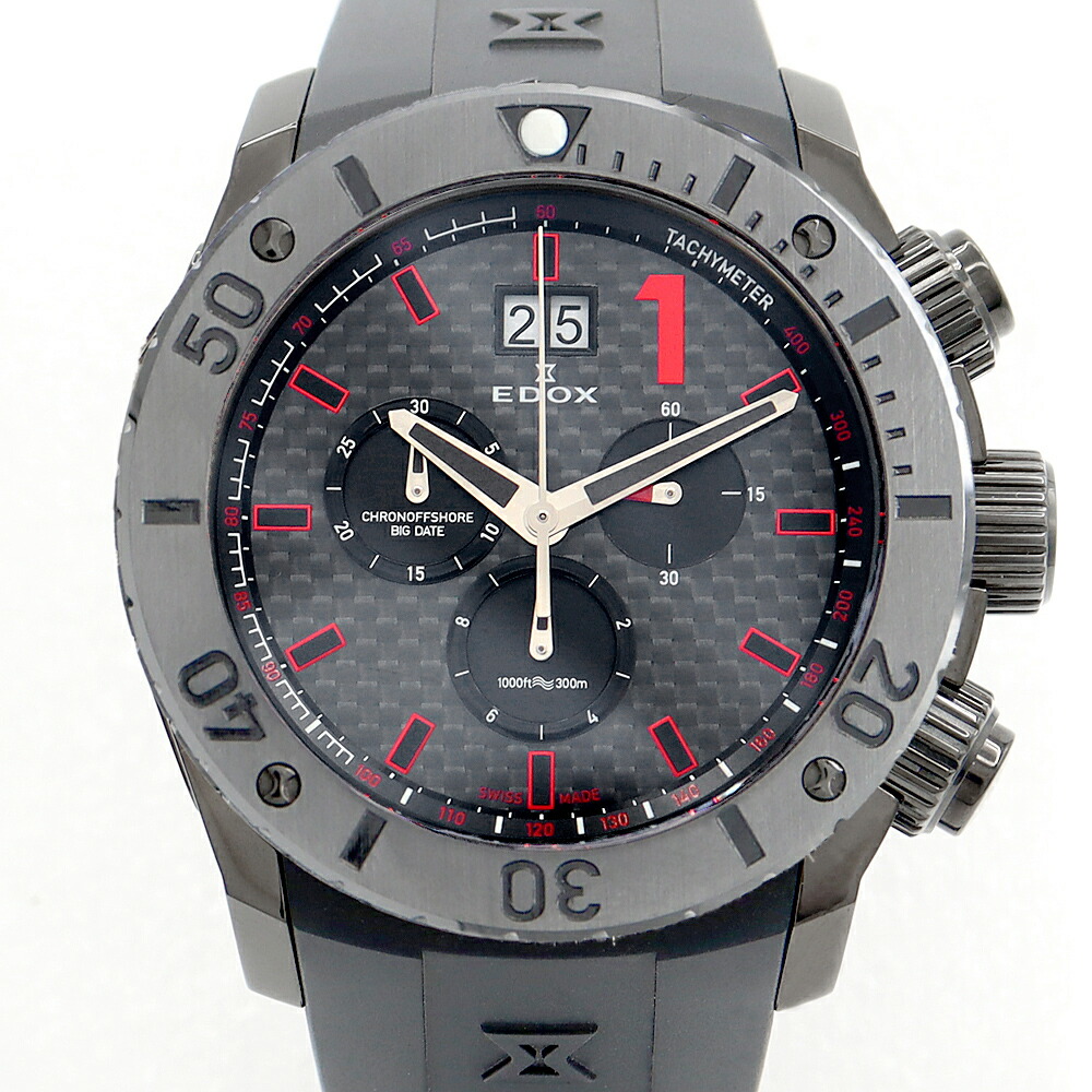 楽天市場】電池交換済 EDOX エドックス クラスワン クロノオフショア
