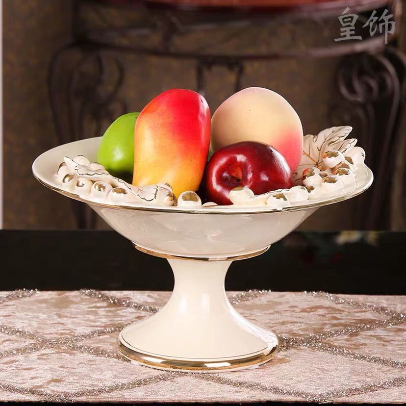 楽天市場】A054673高級果物皿．盛り皿 お菓子皿 フルーツプレート、花