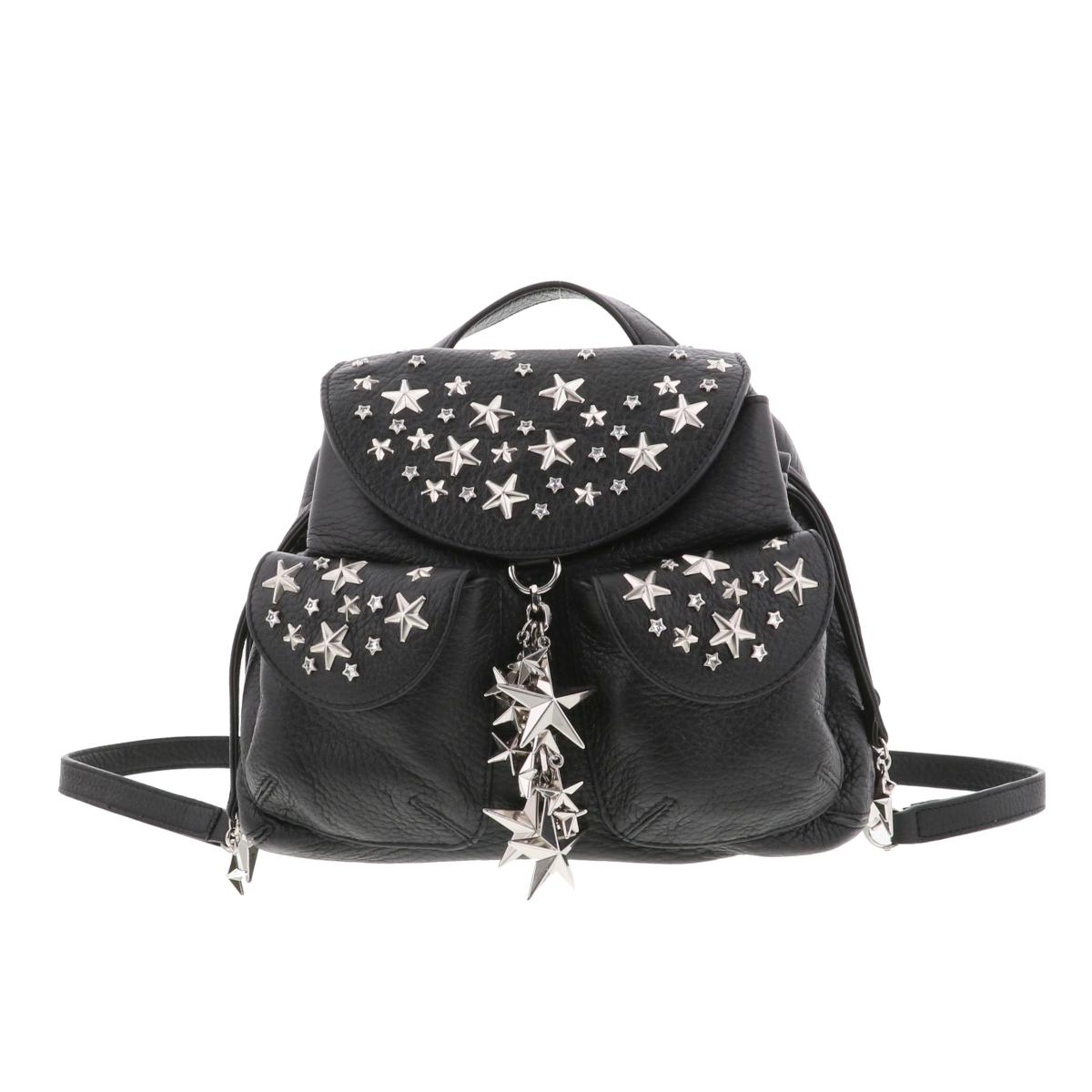 ♡JIMMY CHOO♡ブラック♡スタッズ♡リュック ♡ロケット♡ ♡JIMMY