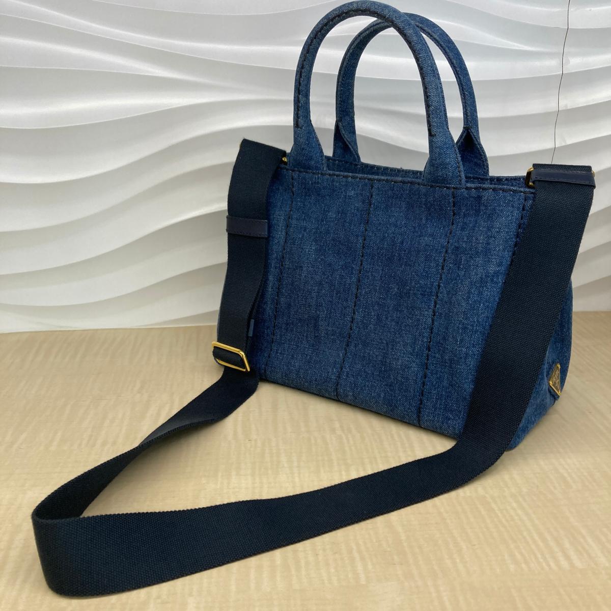 楽天市場】PRADA プラダ カナパ ミニ トートバッグ ショッピングバッグ