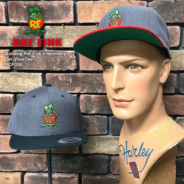 楽天市場】RAT FINK ラットフィンク Standing Rat Fink Embroidery