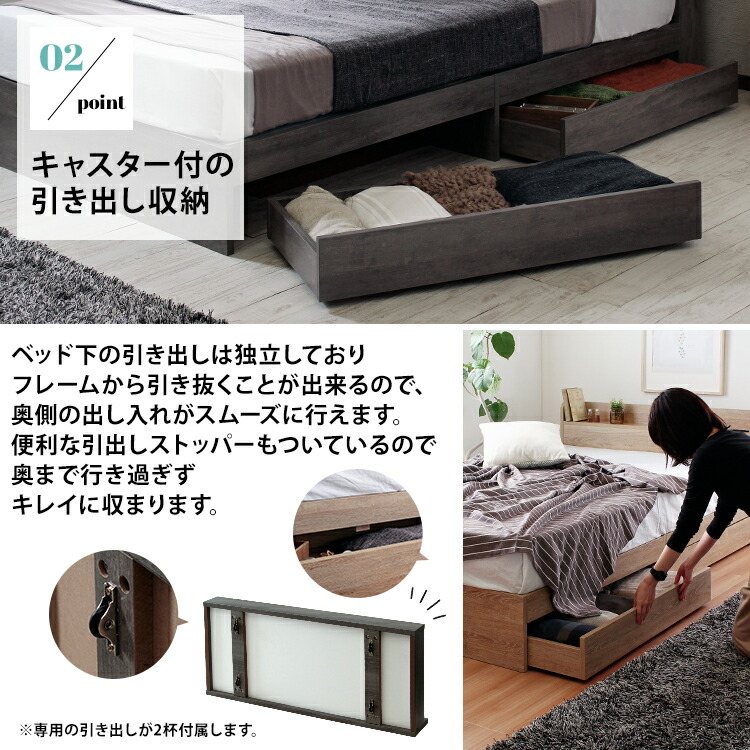 楽天市場】エントリーでP10倍(2/23 01:59まで) 【フレームのみ】ベッド