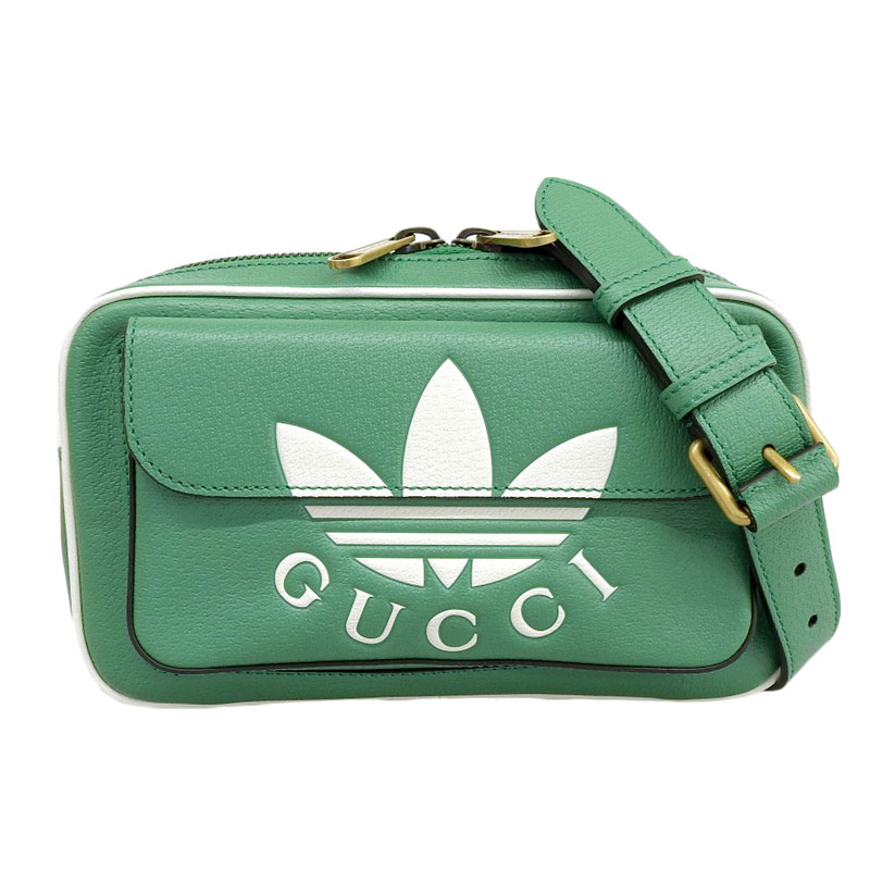 adidas × Gucci ボディバッグ・ウエストポーチ コラボ ロゴ入り 【公式