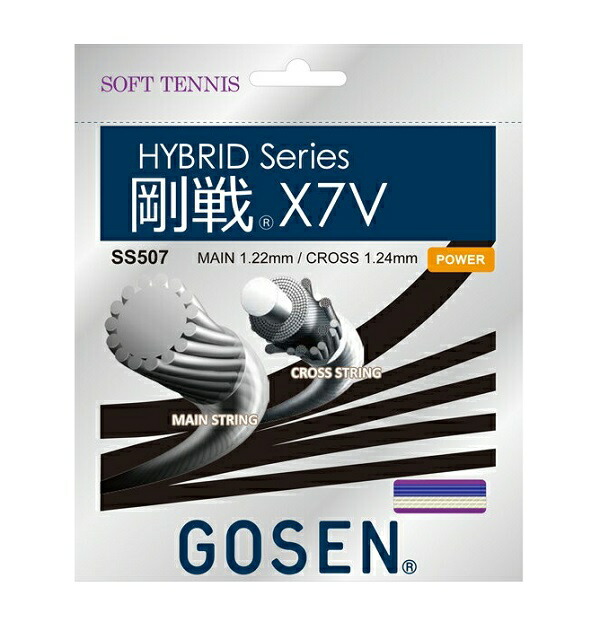 楽天市場】ソフトテニス ガット ゴーセン GOSEN ストリングス SS507