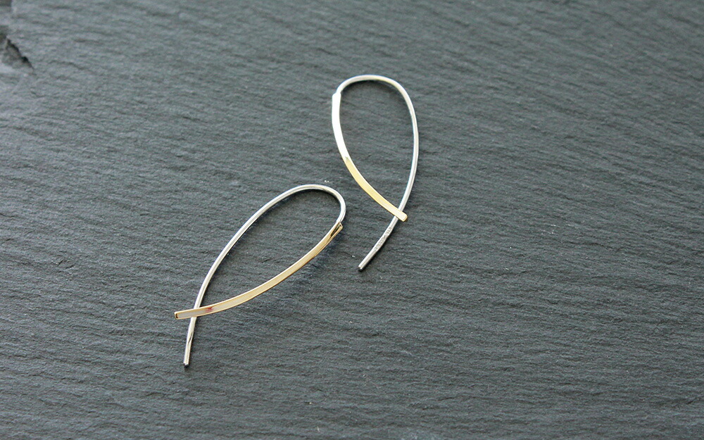 楽天市場】K18 Hineri ピアス 18k K18 18金 安心 ピアス レディース