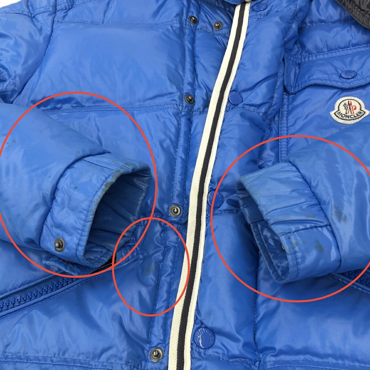 楽天市場】MONCLER モンクレール ダウンジャケット サイズ2 ブルー