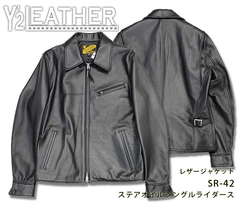 楽天市場】【Y'2 LEATHER/ワイツーレザー】レザージャケット/SR-42