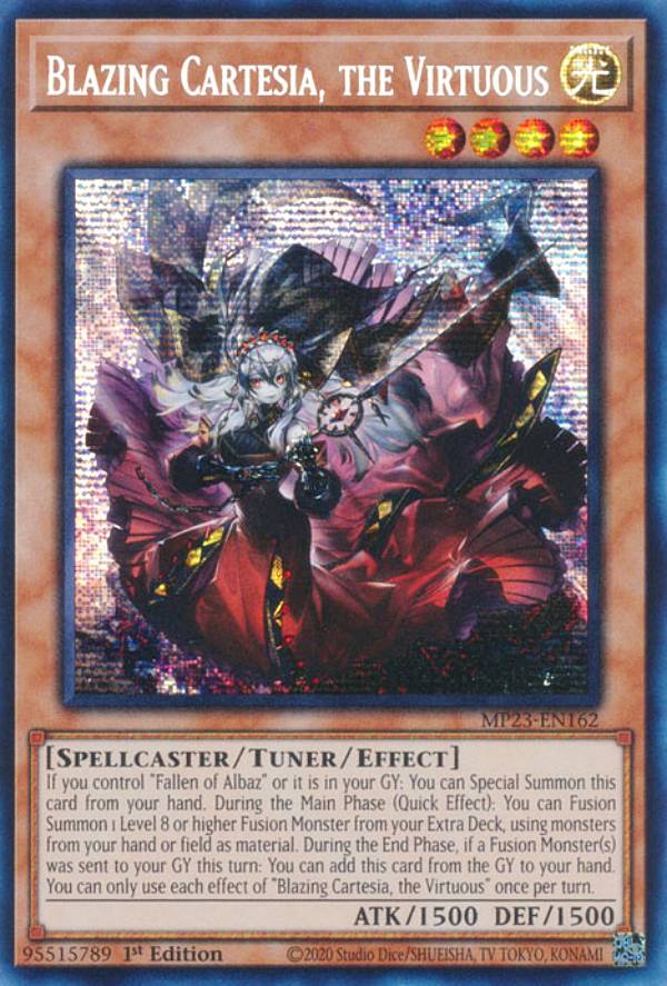 微五つ目】遊戯王 赫の聖女カルテシア プリシク プリズマティック